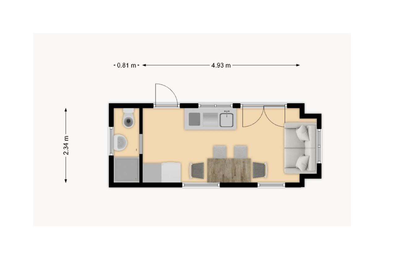 Vakantiepark 'T Urkerbos -Tiny House Dış mekan fotoğraf